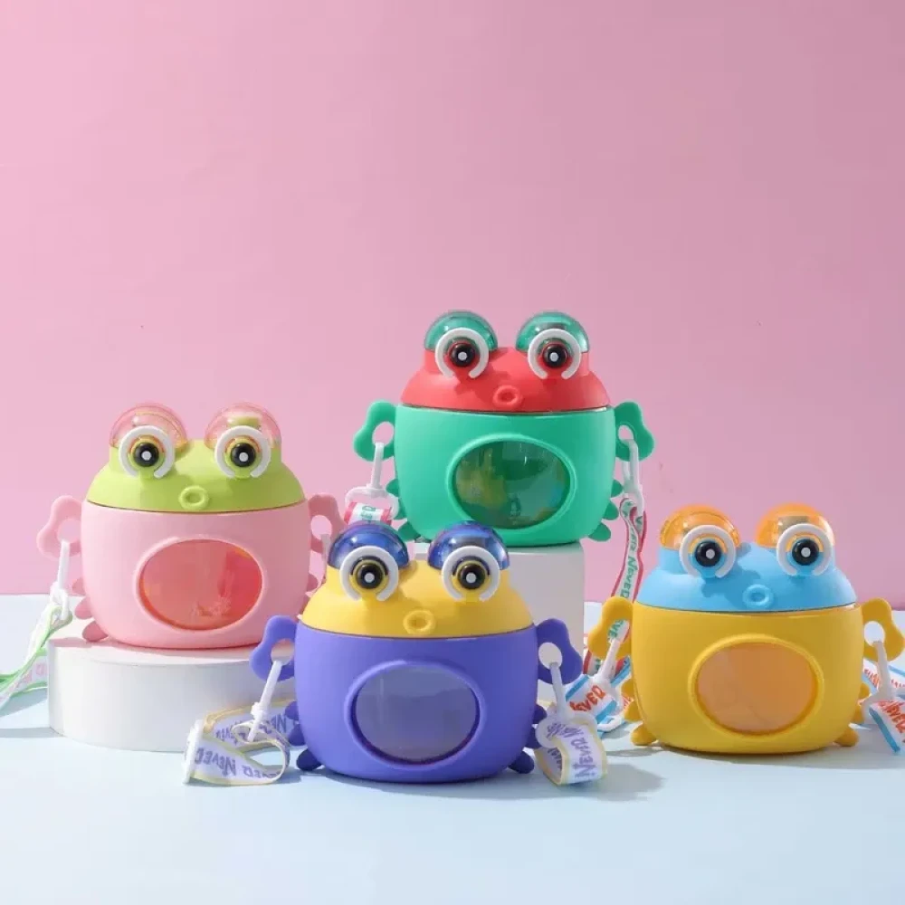 Cute Crab Straw Water Bottle