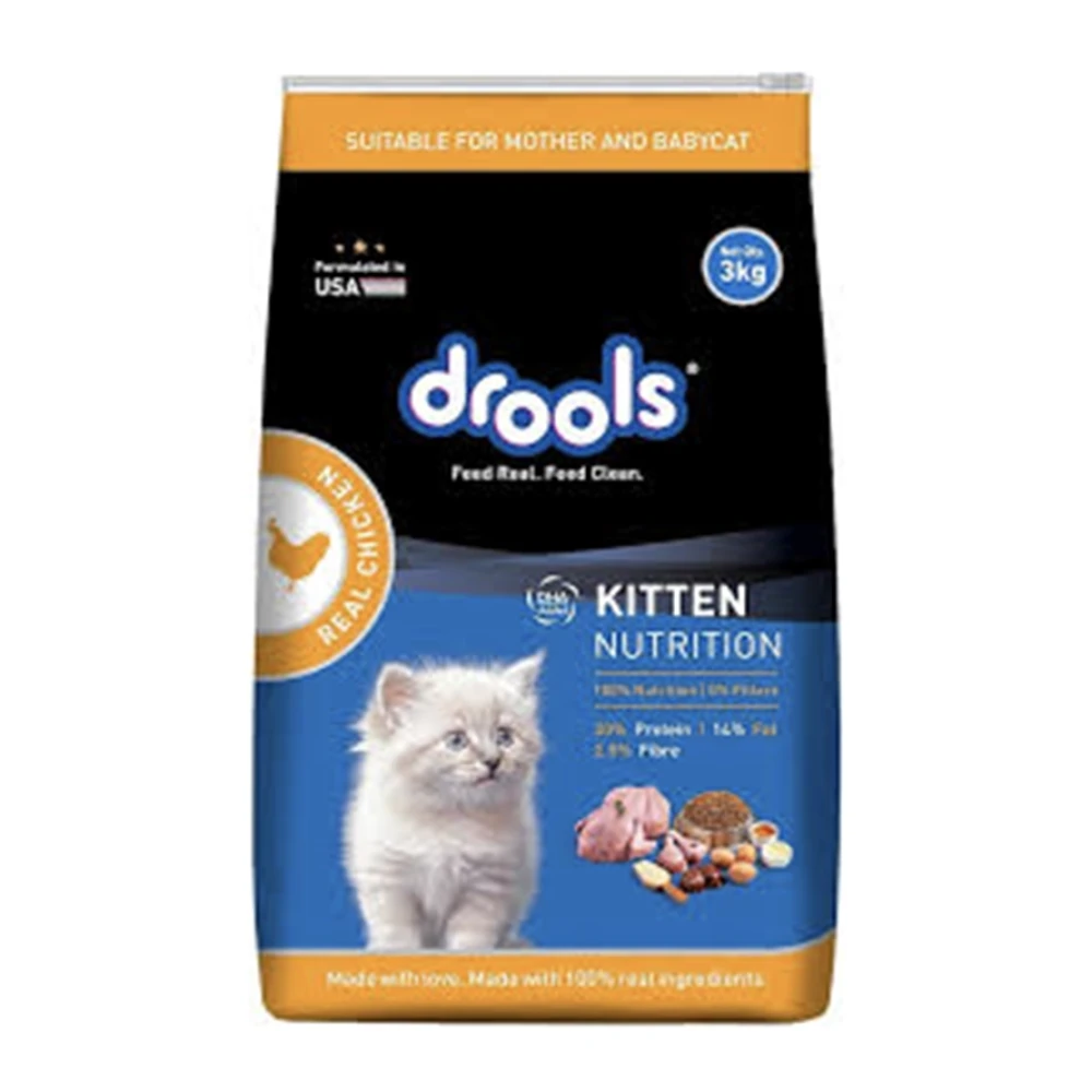 Drools Kitten Cat Food Real Chicken Flavour - 3kg