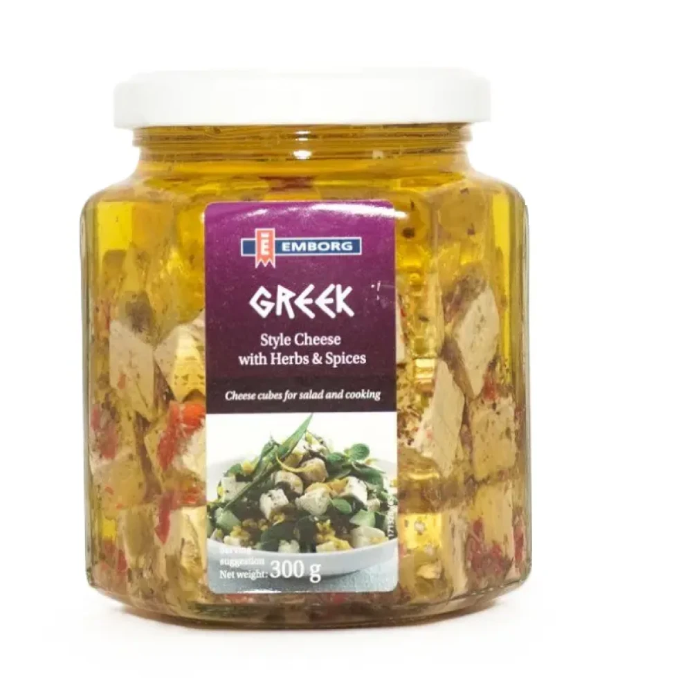 Emborg Greek Style Cheese Olives & Herbs 300gm