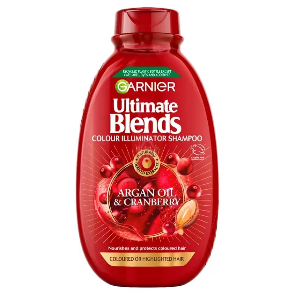 Garnier Ultimate Blends Argan Oil & Cranberry Colour Illuminator Shampoo 400ml