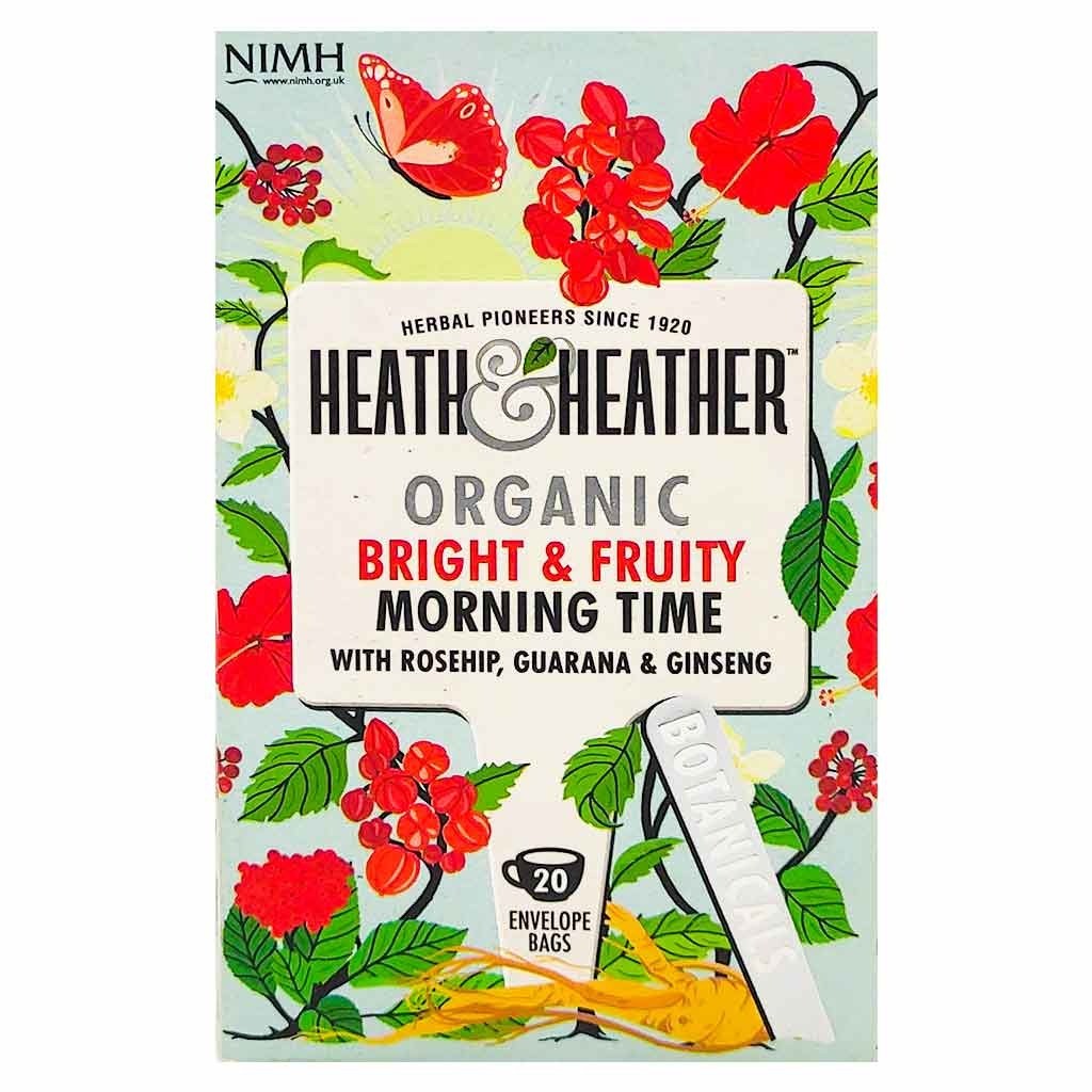 Heath & Heather Organic Bright & Fruity Morning Time 40 gram