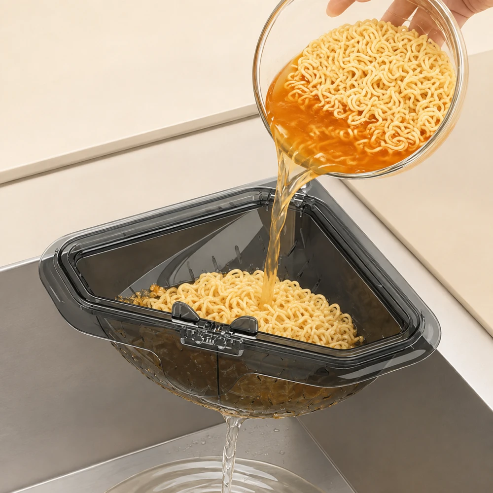 Kitchen Sink Corner Drain Basket