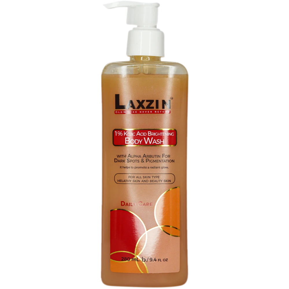 Laxzin 1 Percent Kojic Acid Brightening Body Wash-280ml