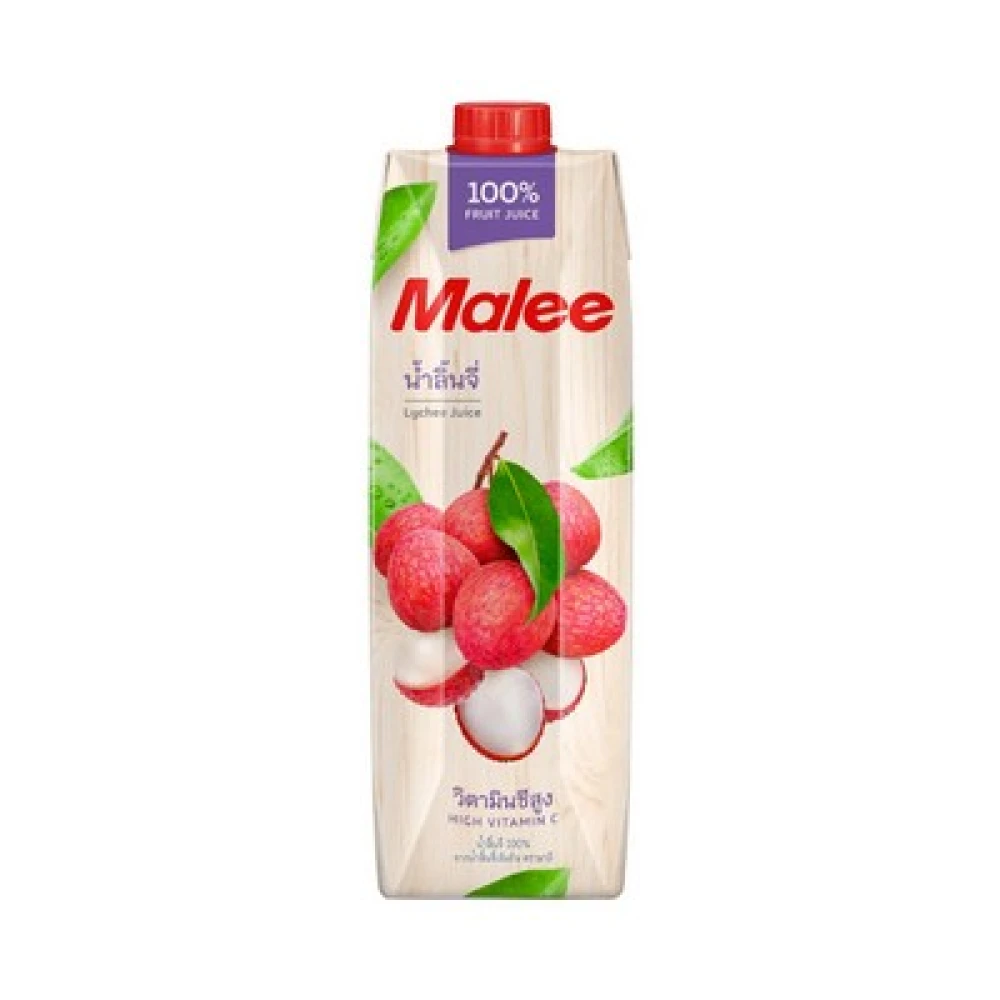 Malee Lychee 100% Juice 1ltr TH