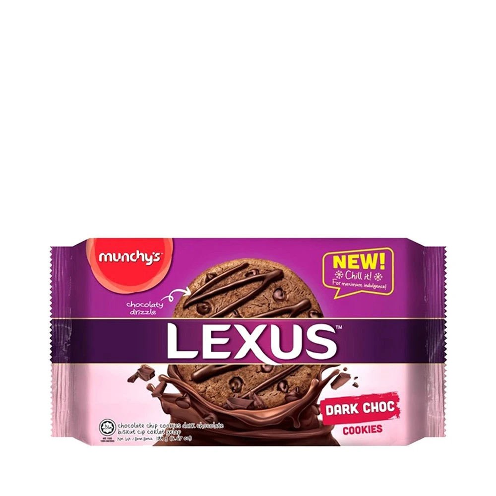 Munchys Lexus Dark Chocolate Cookies 189gm