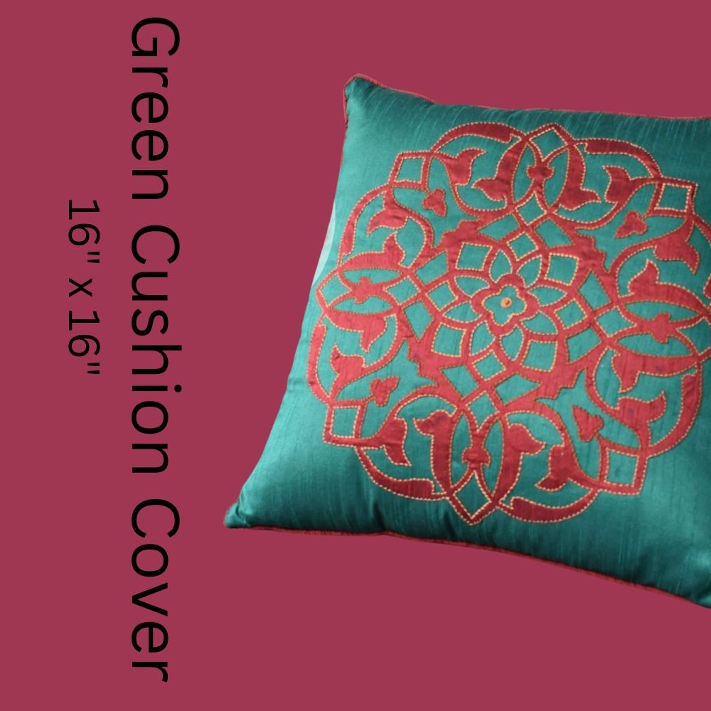 Red & Green Cushion Cover