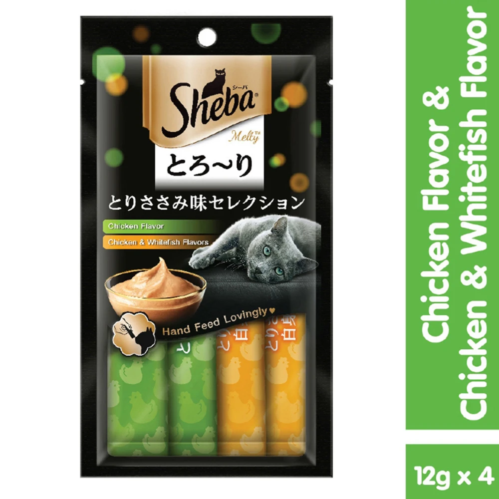 Sheba Cat Food Chicken & Whitefish Flavors Pack 48 gm TH