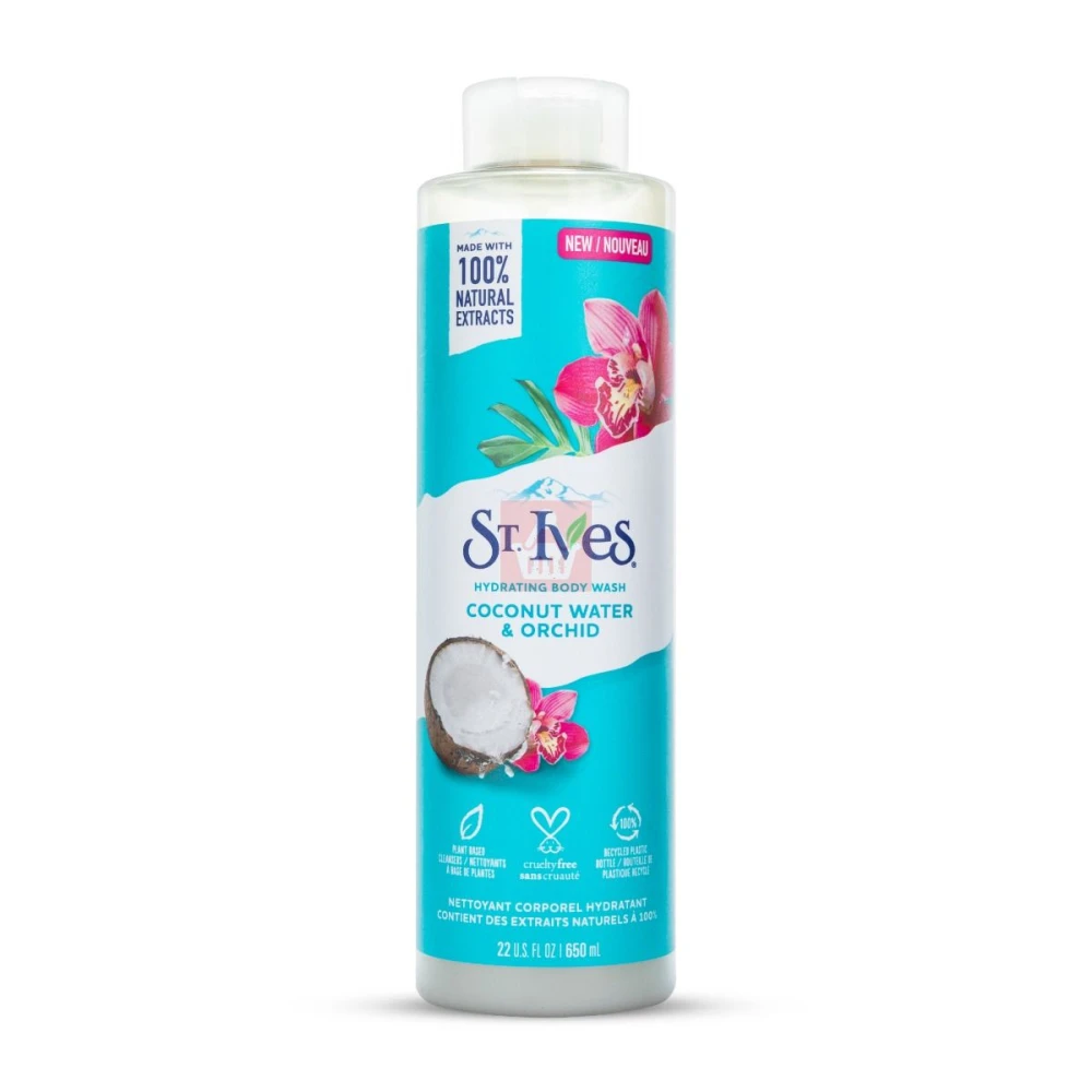 St.Ives Coconut Water & Orchid Body Wash 650ml US