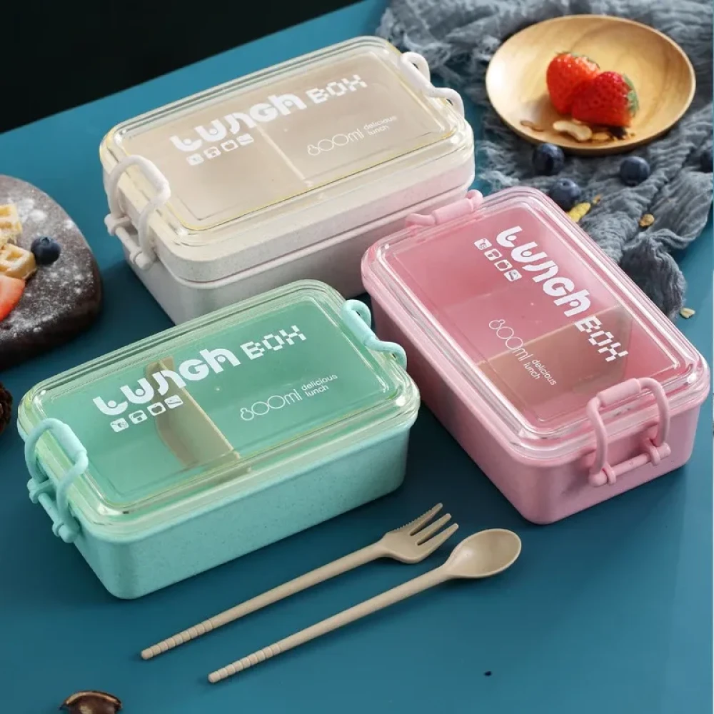 Wheat Straw Microwave Lunch Box